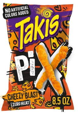 Takis Pix Cheezy Blast 8.5 oz box, case of 12 units