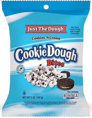 JUST THE DOUGH 5OZ COOKIES-N-CREAM PEG Convenience and Grocery Snacks Wholesale Distributor in Montreal Quebec