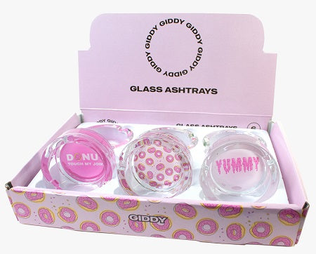 GIDDY GLASS ASHTRAY YUMMY Smoker Accessories Wholesale Distributor in Montreal Quebec