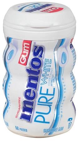 MENTOS  GUM 6CT PURE WHITE 50PC Chewing Gum Convenience and Grocery Wholesale Distributor in Montreal Quebec