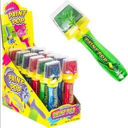 Squeezy Paint Pop novelty candy, 1.13 oz individual unit