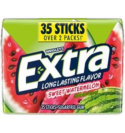 EXTRA (35 STICK) SWEET WATERMELON Chewing Gum Convenience and Grocery Wholesale Distributor in Montreal Quebec