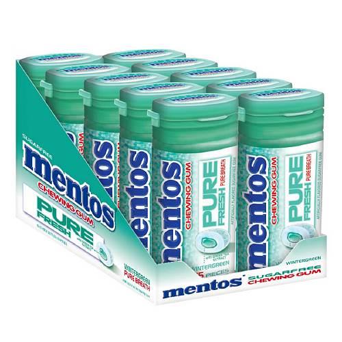 MENTOS  GUM PURE FRESH WINTERGREEN 15PC Chewing Gum Convenience and Grocery Wholesale Distributor in Montreal Quebec