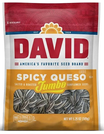 DAVID JUMBO SPICY QUESO Convenience and Grocery Snacks Wholesale Distributor in Montreal Quebec