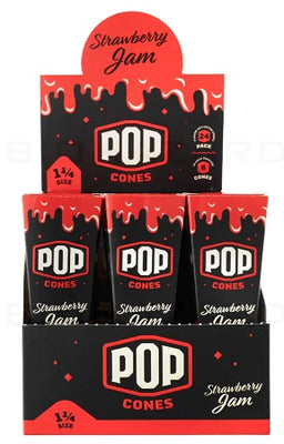 POP CONES 1 1/4 STRAWBERRY JAM Smoker Accessories Wholesale Distributor in Montreal Quebec