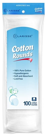 COTTON PADS ROUND -CLARISSE Convenience and Grocery Store Supplies Wholesale Distributor in Montreal Quebec