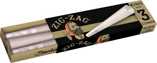 ZIG ZAG (CONES) KING SIZE Smoker Accessories Wholesale Distributor in Montreal Quebec