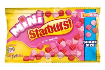 STARBURST MINI FAVE REDS Candy Convenience and Grocery Wholesale Distributor in Montreal Quebec