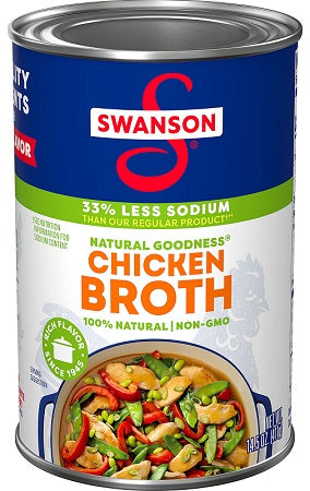 CHICKEN BROTH SWANSON(33% LESS SODIUM) Grocery Products from  Wholesale Distributor  in Montreal Quebec