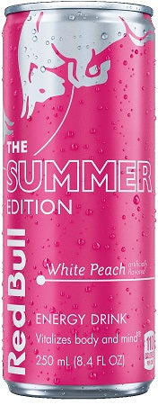 RED BULL -8.4OZ *SUMMER WHITE PEACH Beverage Soda and Juice  Wholesale Distributor in Montreal Quebec