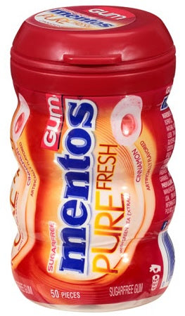 MENTOS  GUM 6CT PURE CINNAMON Convenience and Grocery Store Supplies Wholesale Distributor in Montreal Quebec