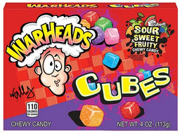 WARHEADS CUBES 4OZ BOX Candy Convenience and Grocery Wholesale Distributor in Montreal Quebec