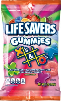 LIFESAVERS GUMMIES 7OZ X'S & O'S Convenience and Grocery Store Supplies Wholesale Distributor in Montreal Quebec