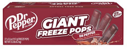 Box of Dr Pepper Giant Freeze Pops, 27-count package