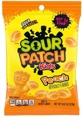 SOUR PATCH -8.07OZ KIDS PEACH Candy Convenience and Grocery Wholesale Distributor in Montreal Quebec