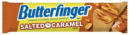 Butterfinger Salted Caramel chocolate bar, 1.9 oz wrapper