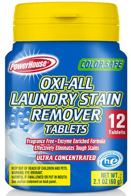 POWERHOUSE OXI-ALL LAUNDRY TABLETS Convenience and Grocery Store Supplies Wholesale Distributor in Montreal Quebec