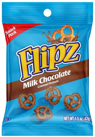 FLIPZ 1.5OZ MILK CHOC PEG BAG Chocolate Convenience and Grocery Wholesale Distributor in Montreal Quebec