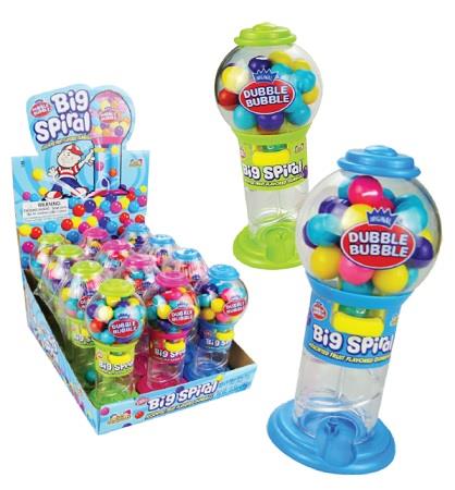 BIG SPIRAL DUBBLE BUBBLE DISPENSER Novelty Candy Convenience and Grocery Wholesale Distributor in Montreal Quebec
