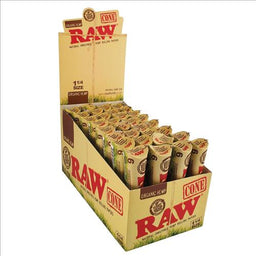 RAW CONES 1 1/4 -ORGANIC Smoker Accessories Wholesale Distributor in Montreal Quebec