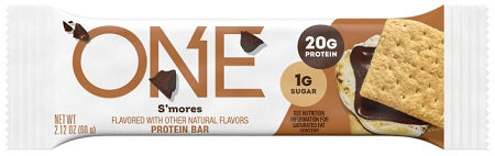 ONE PROTEIN BAR S'MORES 60 g (Box of 12 Units)