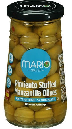 OLIVES GREEN STUFFED JAR-MARIO Grocery Products from  Wholesale Distributor  in Montreal Quebec