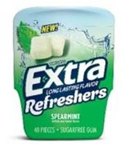 EXTRA (REFRESHERS) SPEARMINT Chewing Gum Convenience and Grocery Wholesale Distributor in Montreal Quebec