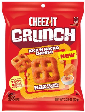 CHEEZ IT CRUNCH KICK'N NACHO CHEESE Convenience and Grocery Store Supplies Wholesale Distributor in Montreal Quebec