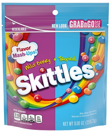 SKITTLES MASH-UPS POUCH -9OZ Candy Convenience and Grocery Wholesale Distributor in Montreal Quebec