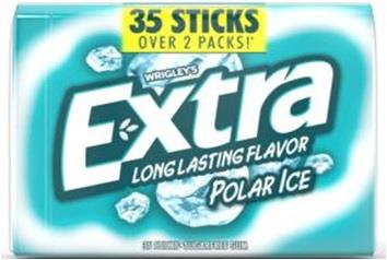 EXTRA (35 STICK) POLAR ICE Chewing Gum Convenience and Grocery Wholesale Distributor in Montreal Quebec