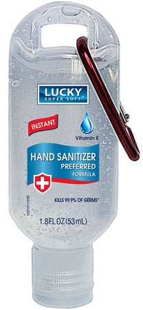 LUCKY HAND SANITIZER CLASSIC W/CLIP - 1.8OZ Convenience and Grocery Store Supplies Wholesale Distributor in Montreal Quebec