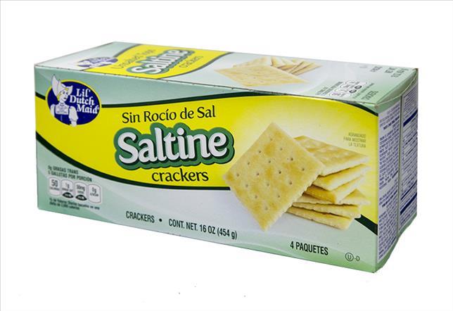LIL DUTCH 16OZ SALTINES UNSALTED Convenience and Grocery Snacks Wholesale Distributor in Montreal Quebec