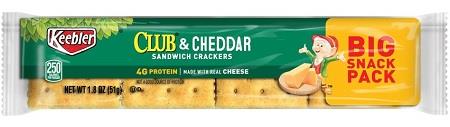 KEEBLER  CLUB & CHEDDAR CRACKERS Convenience and Grocery Snacks Wholesale Distributor in Montreal Quebec
