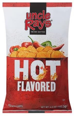UNCLE RAY'S 4.5OZ HOT CHIP Convenience and Grocery Snacks Wholesale Distributor in Montreal Quebec