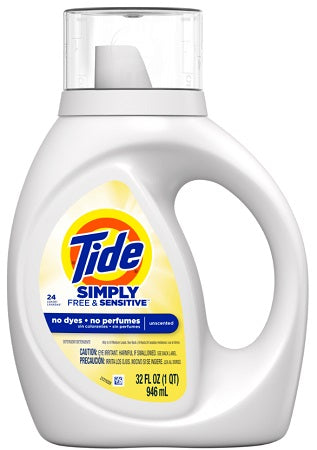 TIDE SIMPLY LIQ. 32OZ FREE & SENSITIVE Fabric Care Convenience and Grocery Wholesale Distributor in Montreal Quebec