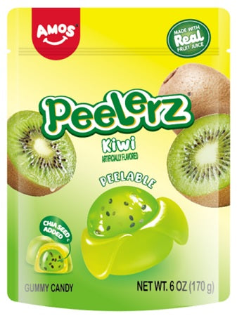 PEELERZ 6OZ PEG GUMMY KIWI Convenience and Grocery Store Supplies Wholesale Distributor in Montreal Quebec