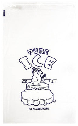 ICE BAGS #20LB W/STRING Convenience and Grocery Store Supplies Wholesale Distributor in Montreal Quebec