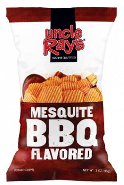 UNCLE RAY'S 3OZ MESQUITE BBQ CHIP Convenience and Grocery Snacks Wholesale Distributor in Montreal Quebec