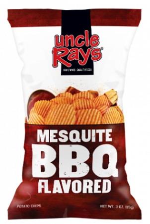 UNCLE RAY'S 3OZ MESQUITE BBQ CHIP Convenience and Grocery Snacks Wholesale Distributor in Montreal Quebec