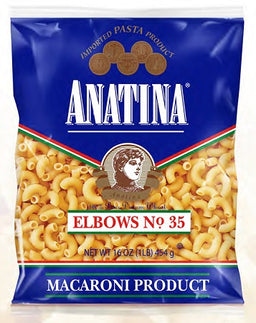 Anatina elbow macaroni pasta in 16 oz box