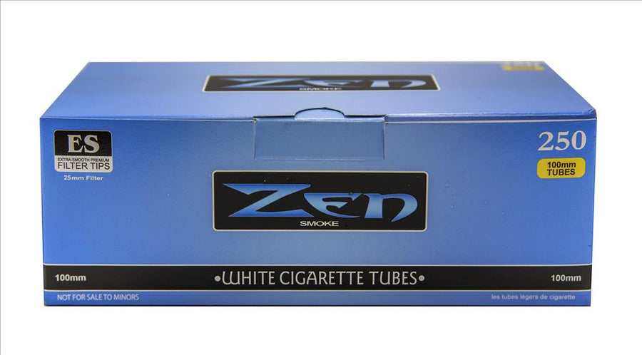 ZEN TUBE  100'S WHITE (LT) Smoker Accessories Wholesale Distributor in Montreal Quebec
