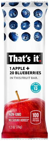 THAT'S IT. FRUIT BAR APPLE + BLUE Convenience and Grocery Snacks Wholesale Distributor in Montreal Quebec