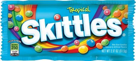 SKITTLES TROPICAL Candy Convenience and Grocery Wholesale Distributor in Montreal Quebec