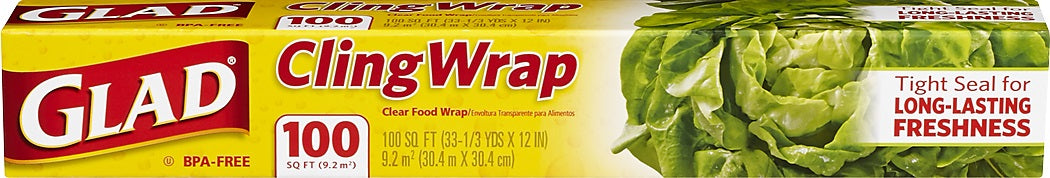 GLAD CLING WRAP 100FT Household Products Wholesale Distributor in Montreal Quebec