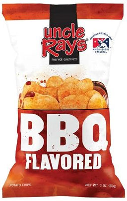 UNCLE RAY'S 3OZ BBQ CHIP Convenience and Grocery Snacks Wholesale Distributor in Montreal Quebec