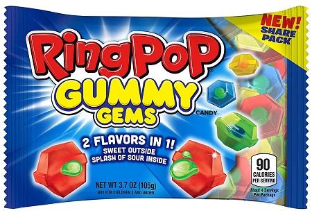 RING POP GUMMY GEMS SHARE SIZE Novelty Candy Convenience and Grocery Wholesale Distributor in Montreal Quebec