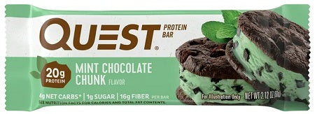 QUEST BAR MINT CHOCOLATE CHUNK Convenience and Grocery Snacks Wholesale Distributor in Montreal Quebec