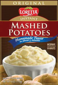 MASHED POTATOES INSTANT -LORETTA Grocery Products from  Wholesale Distributor  in Montreal Quebec