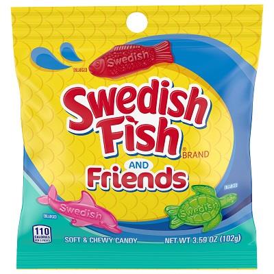 SWEDISH FISH & FRIENDS 3.59OZ PEG Candy Convenience and Grocery Wholesale Distributor in Montreal Quebec