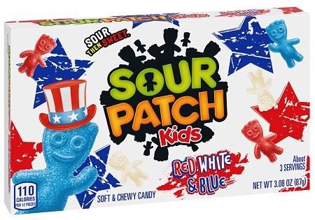 SOUR PATCH KIDS RED WHITE & BLUE BOX Candy Convenience and Grocery Wholesale Distributor in Montreal Quebec